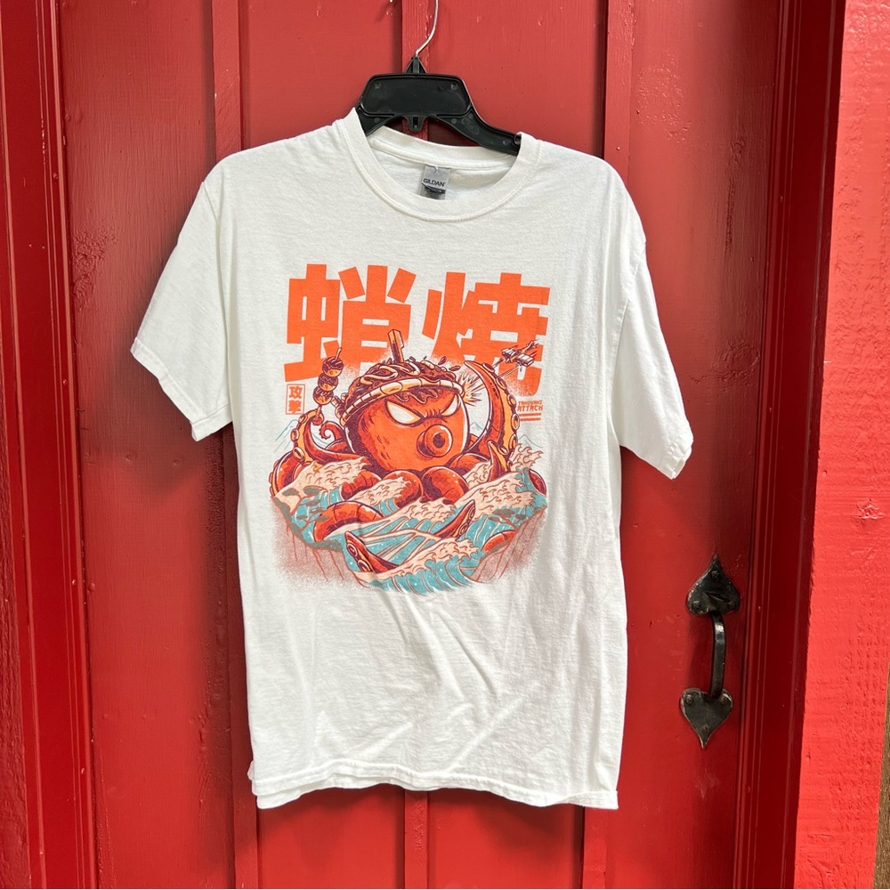 Takoyaki Attack White T-Shirt